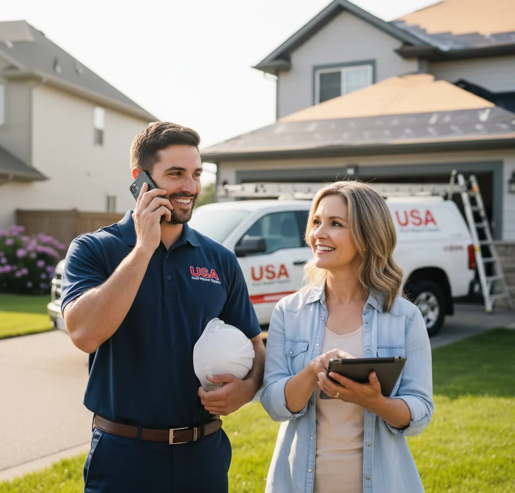 USA Roof Repair Experts customer support in East Canton